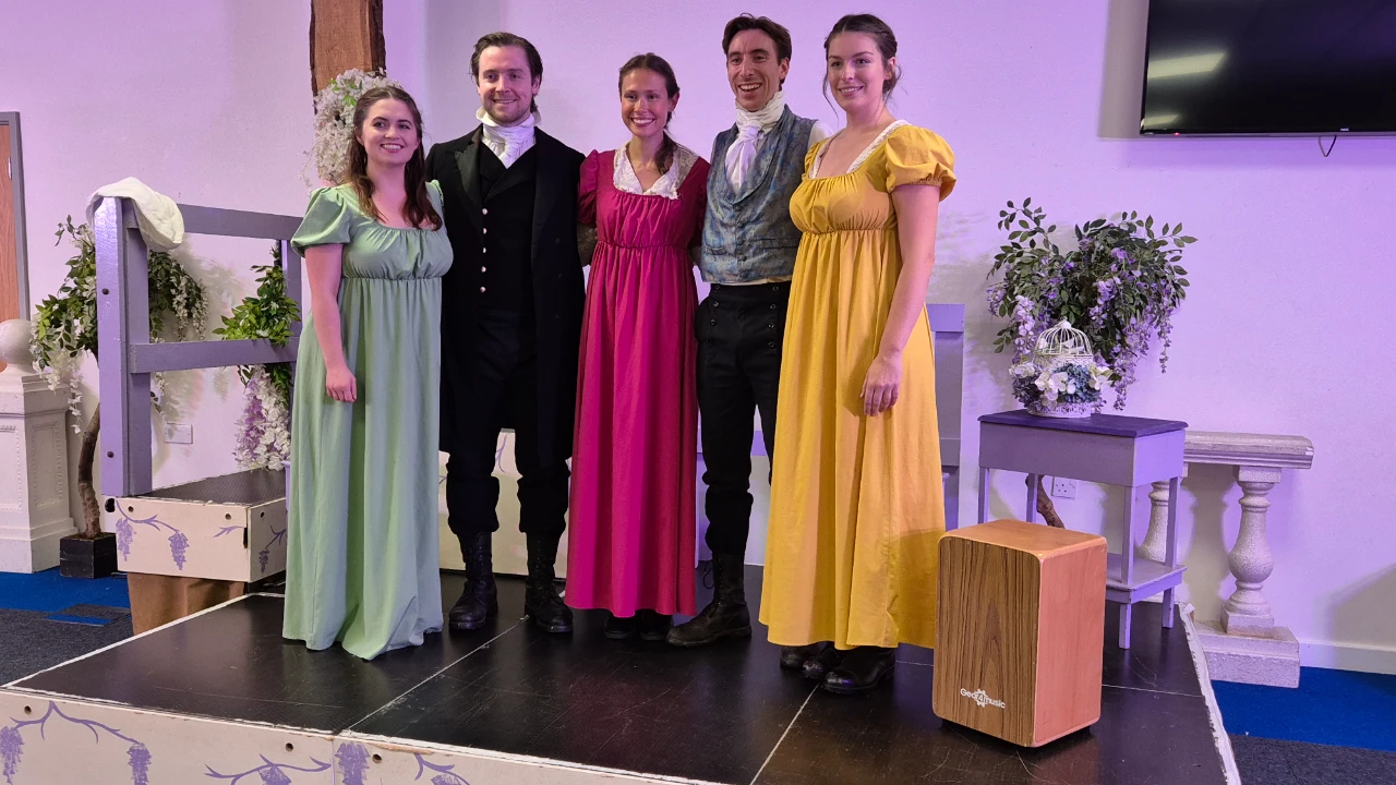 Festival cast members together